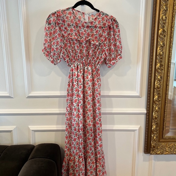 Senlis Lucia Long Sleeve Midi Dress - Picture 2 of 5